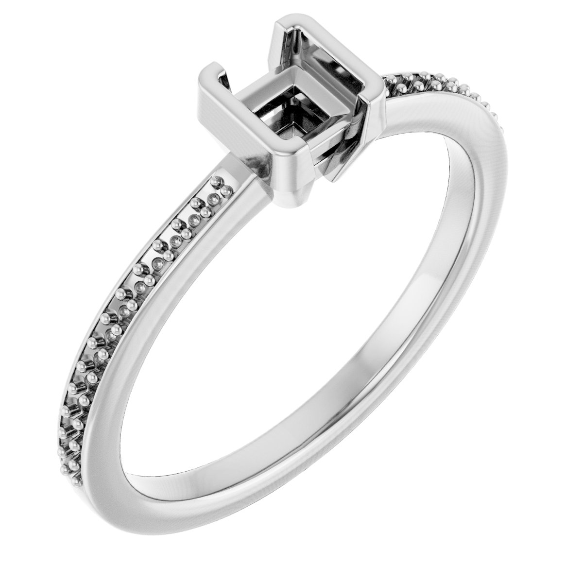 Half-Bezel Ring