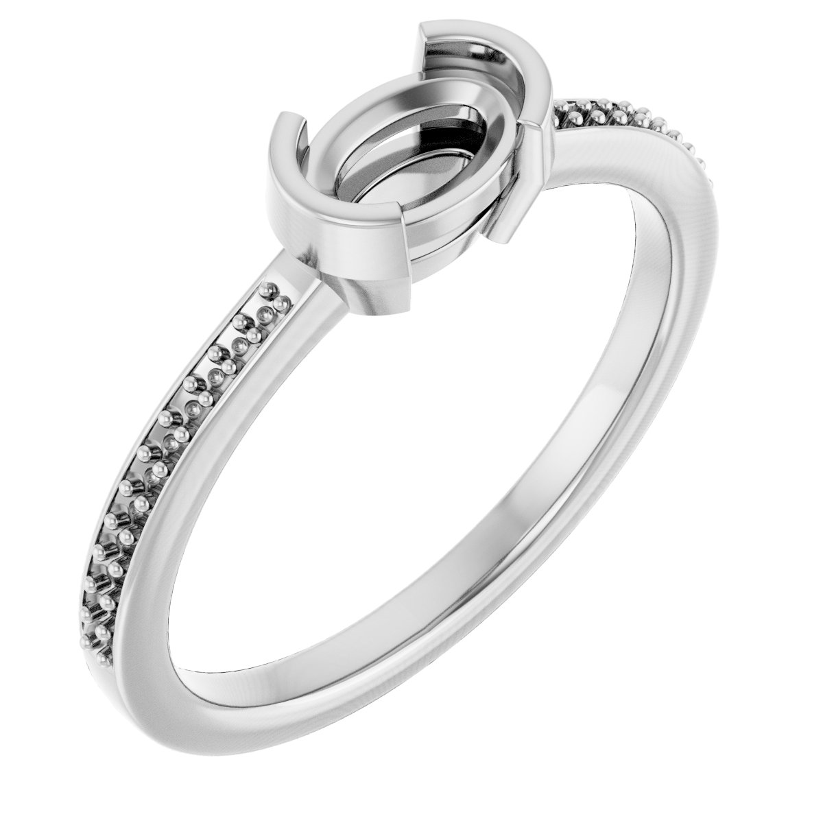 Half-Bezel Ring