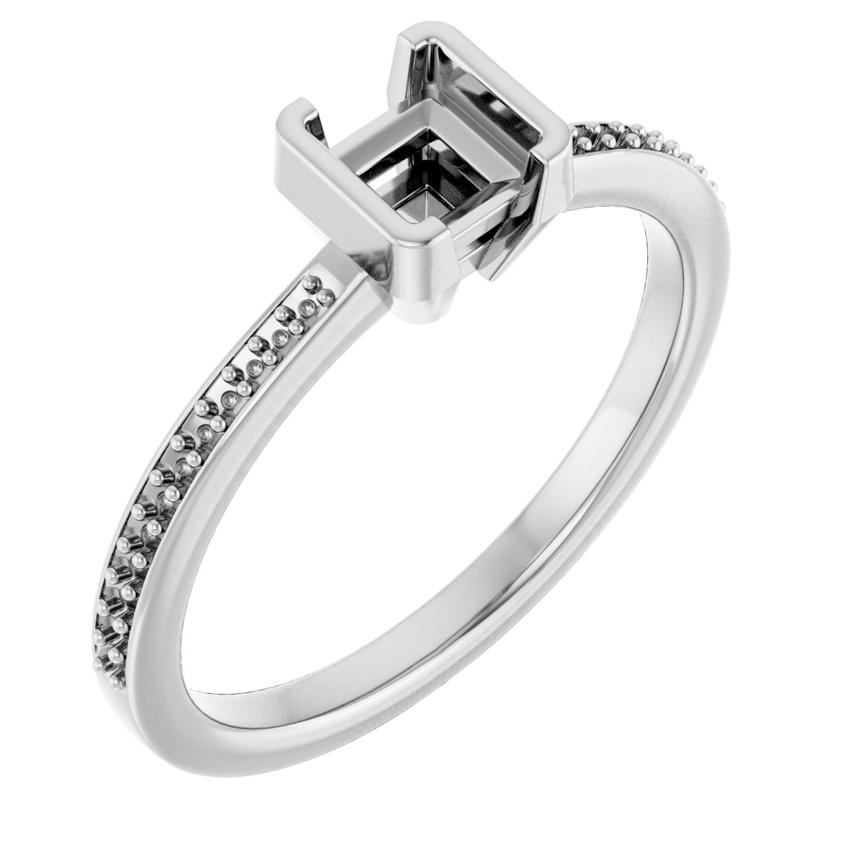 Half-Bezel Ring