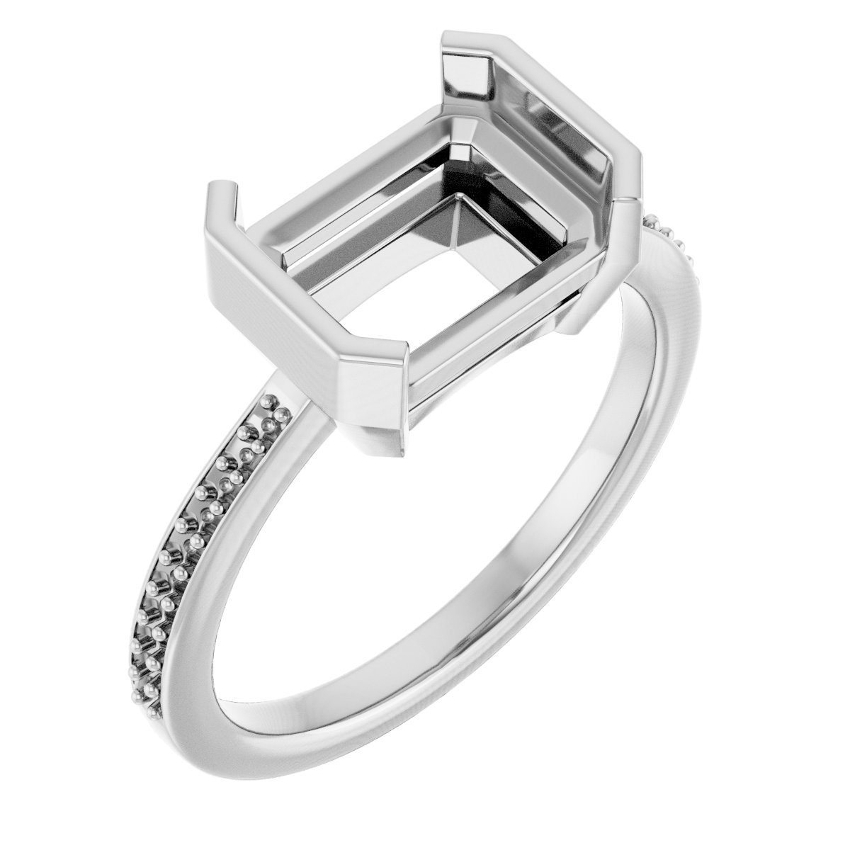 Half-Bezel Ring