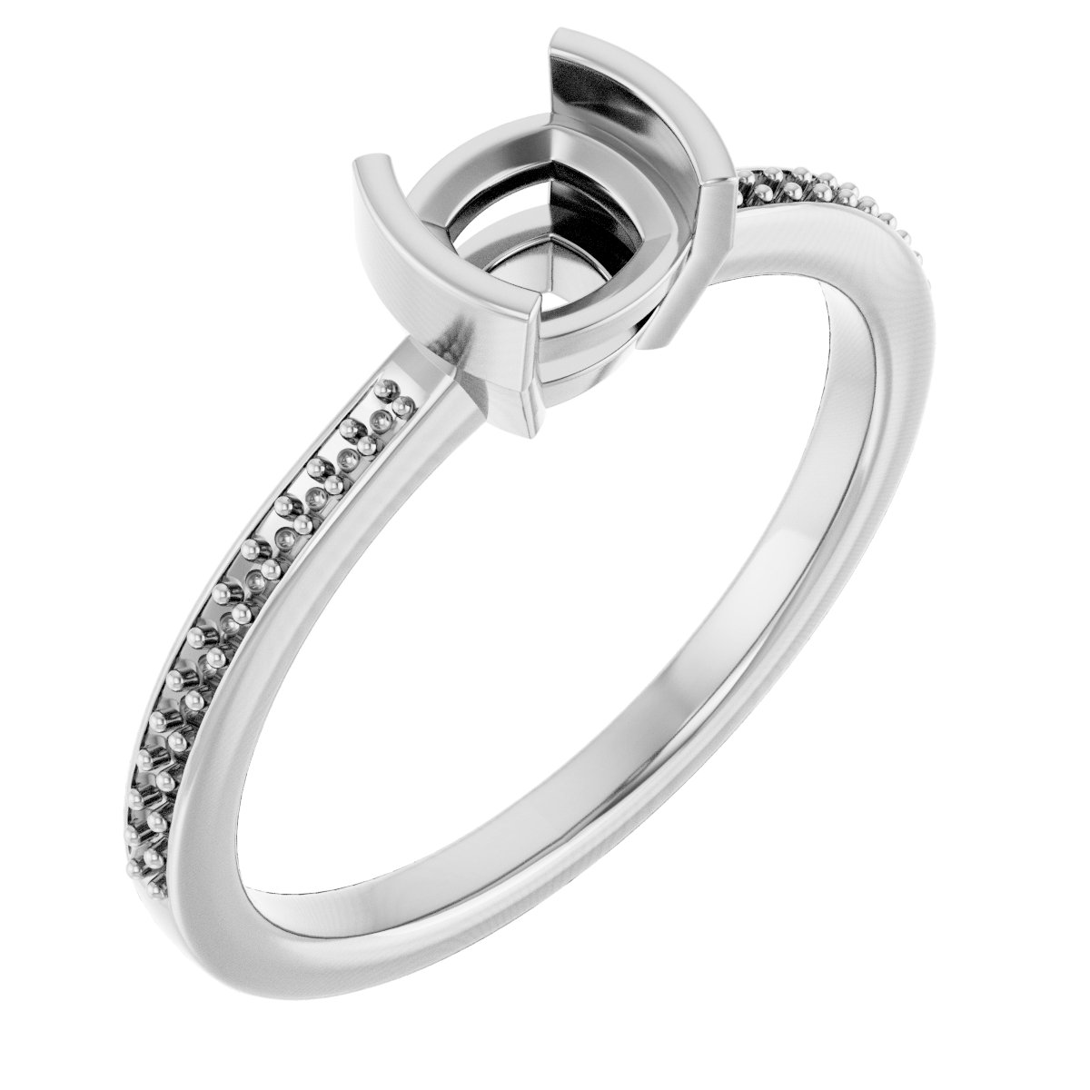 Half-Bezel Ring