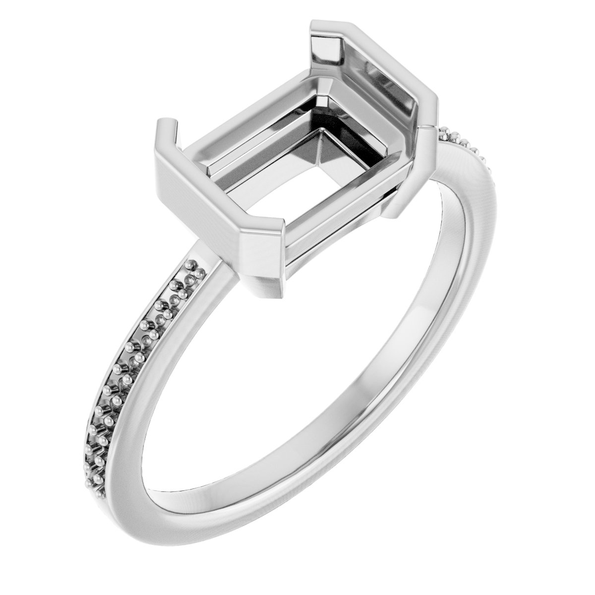 Half-Bezel Ring