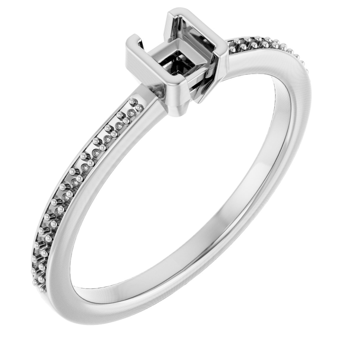 Half-Bezel Ring