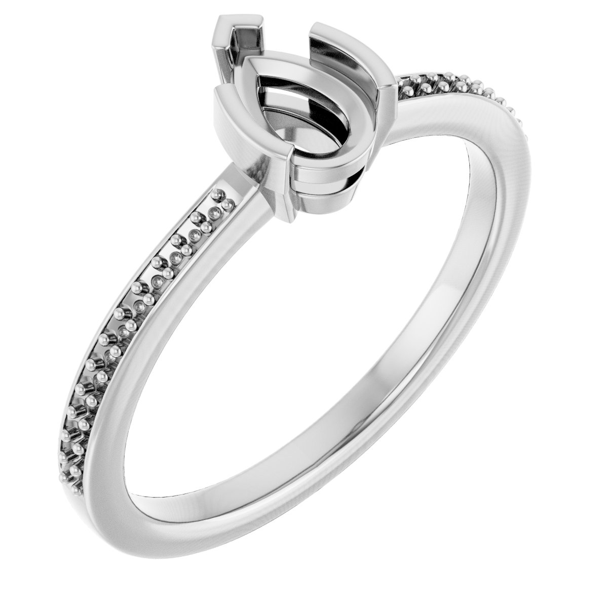 Half-Bezel Ring