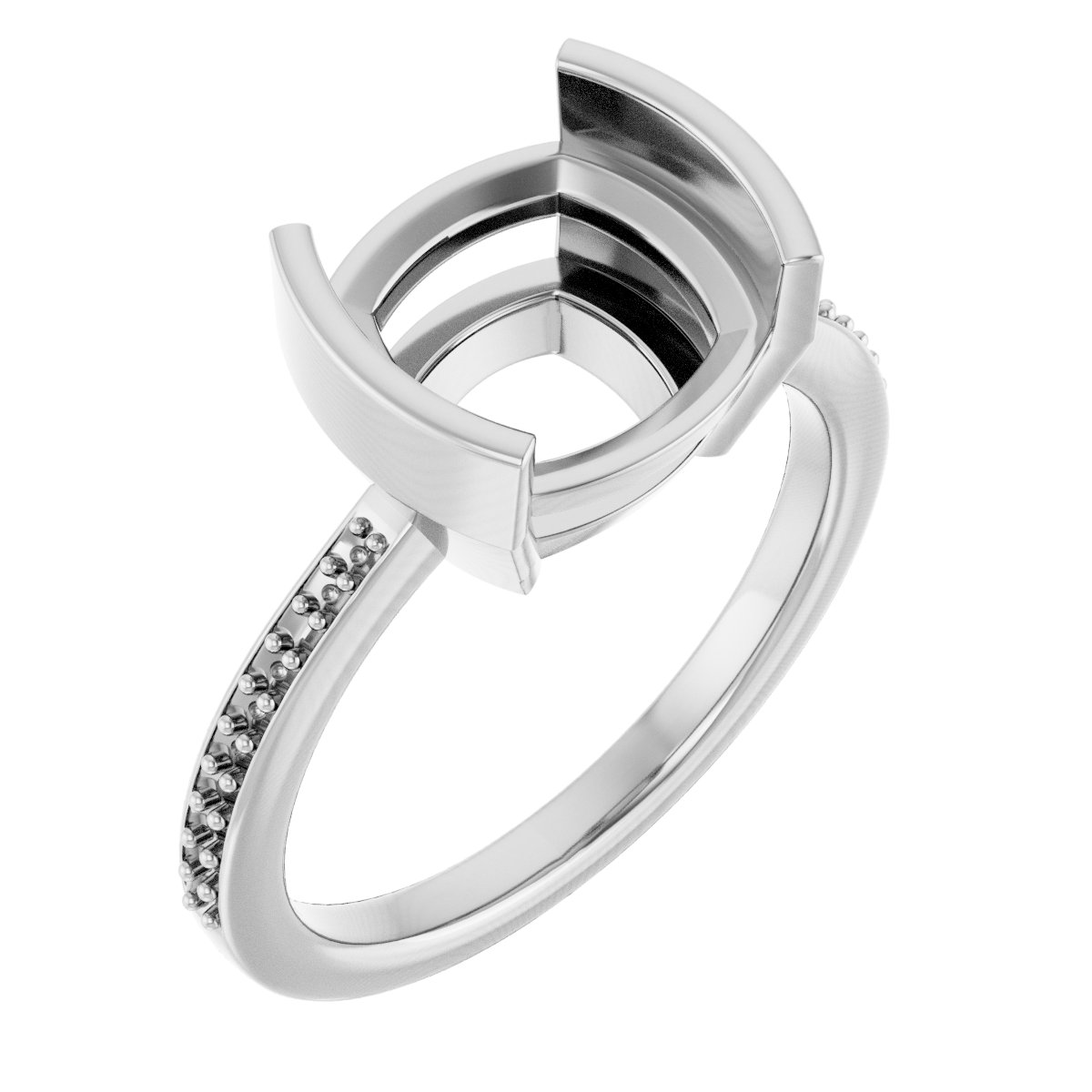 Half-Bezel Ring
