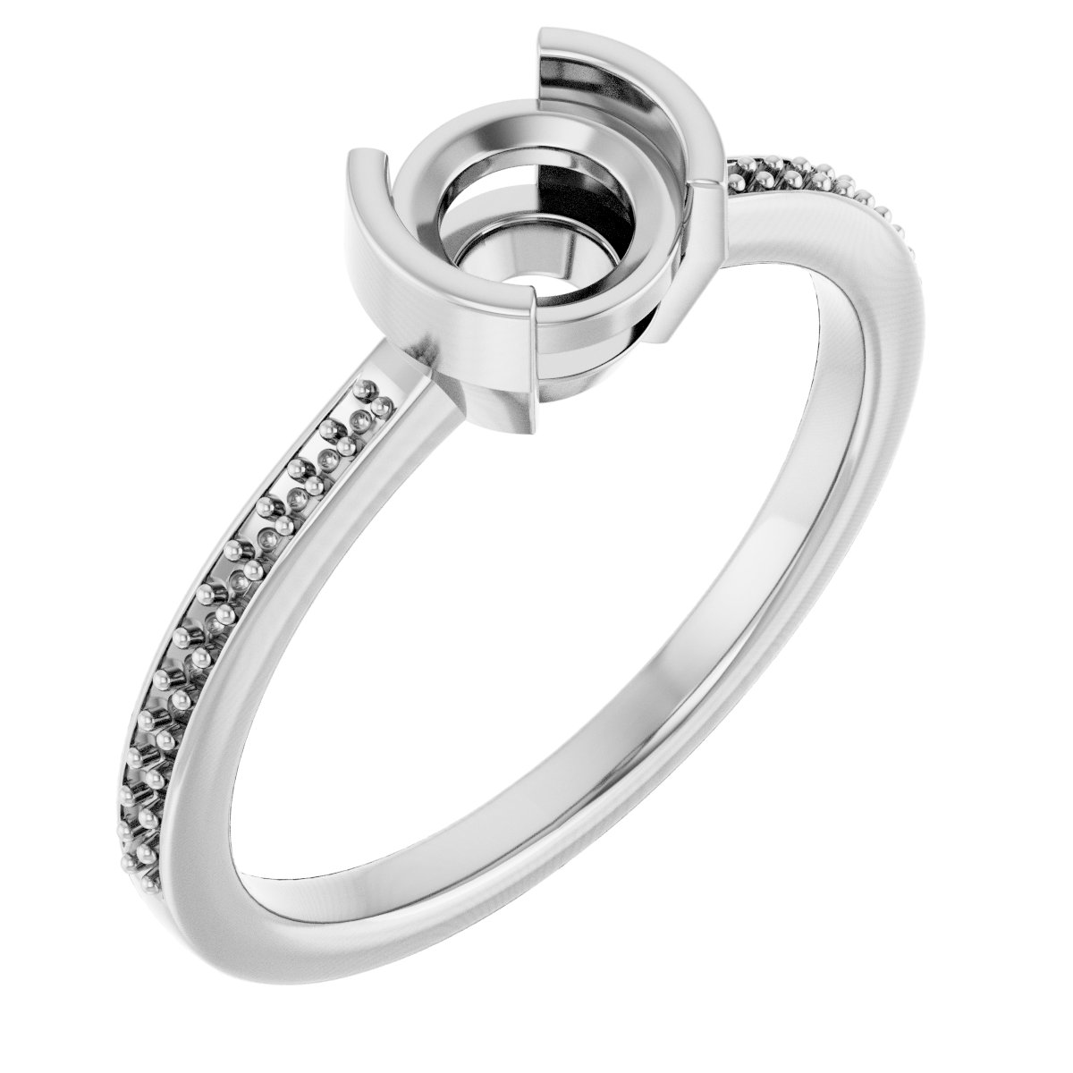 Half-Bezel Ring