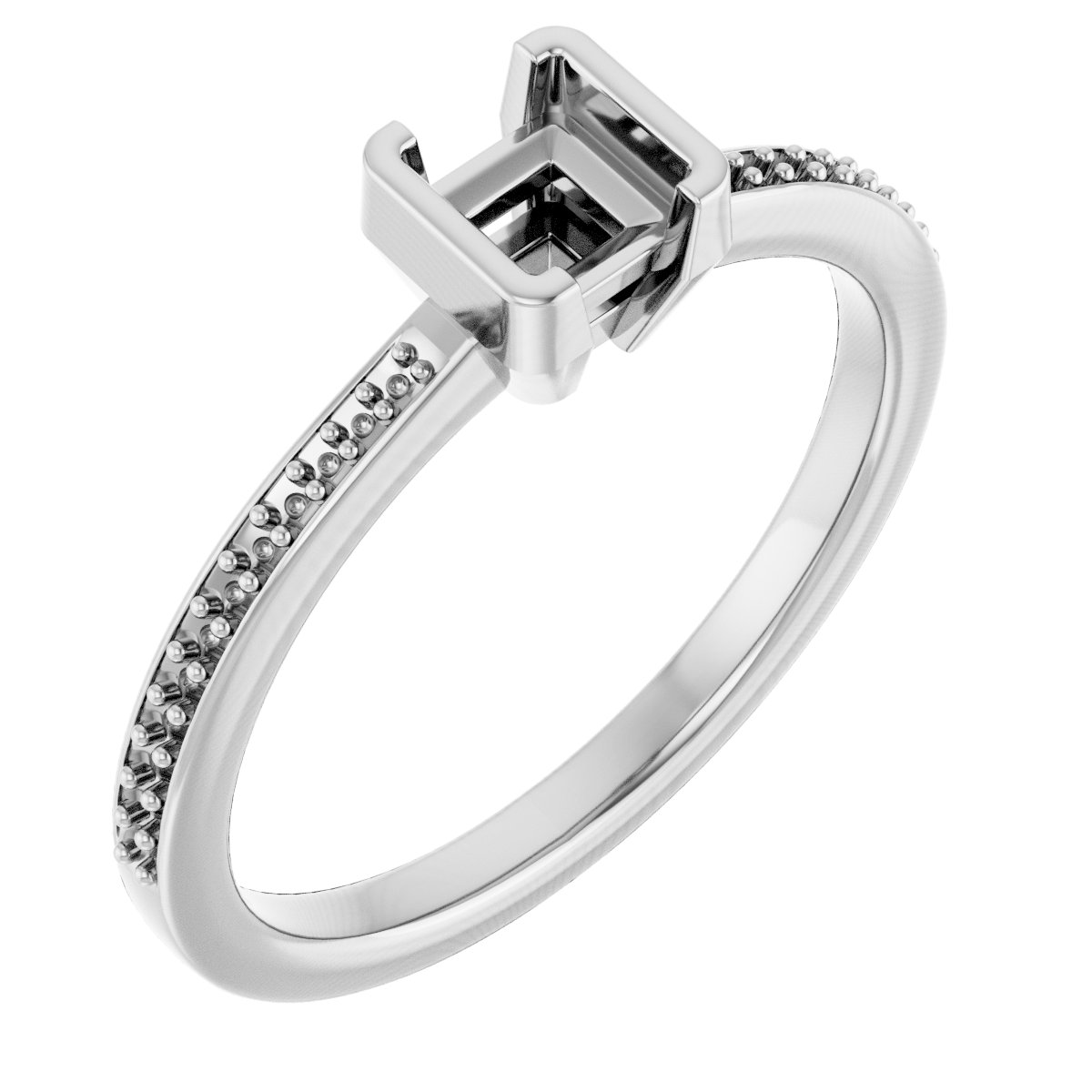 Half-Bezel Ring