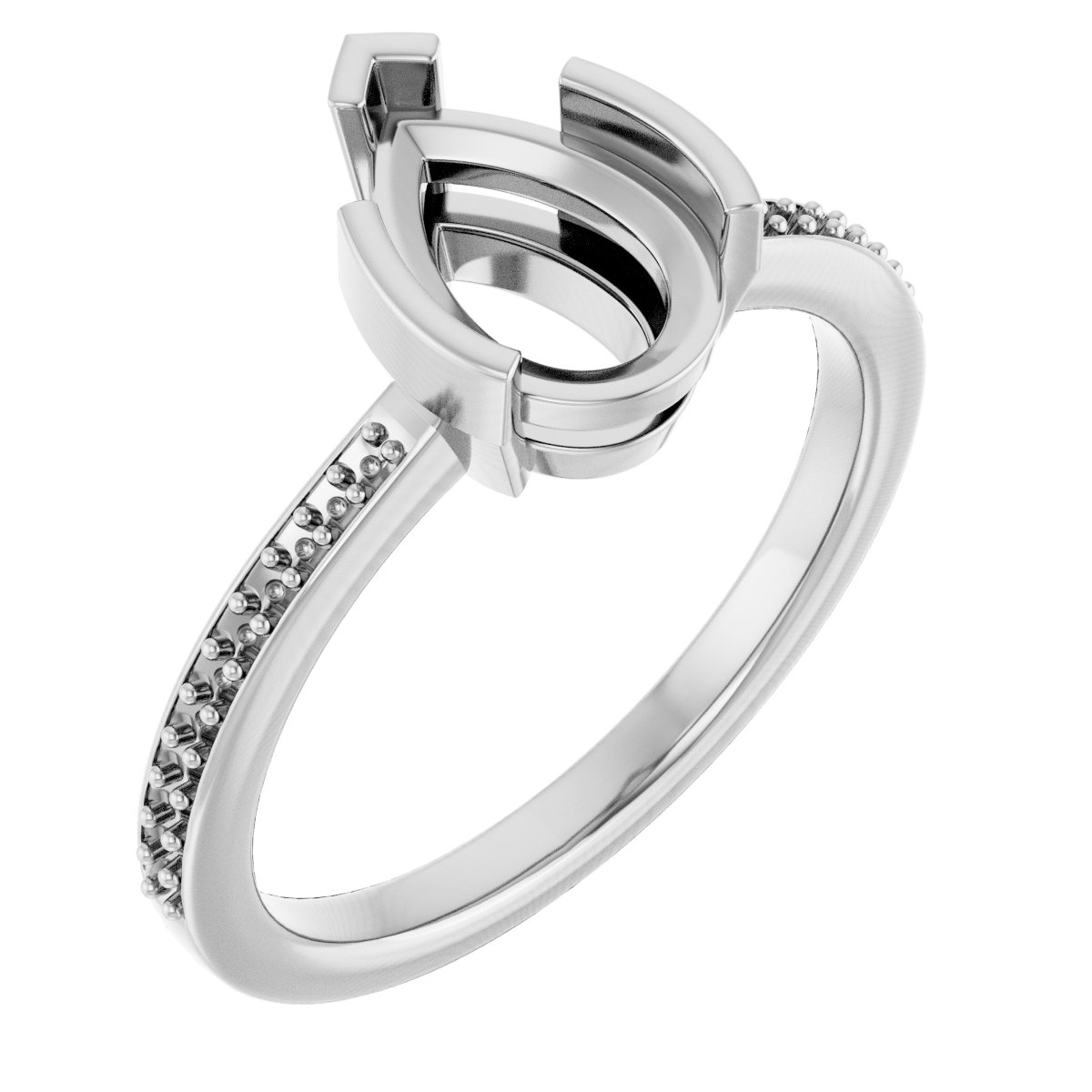 Half-Bezel Ring
