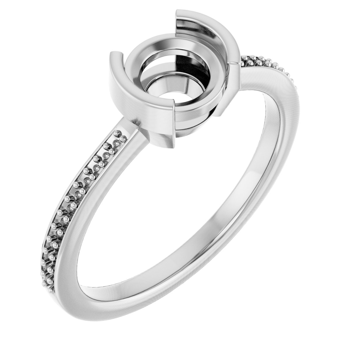 Half-Bezel Ring