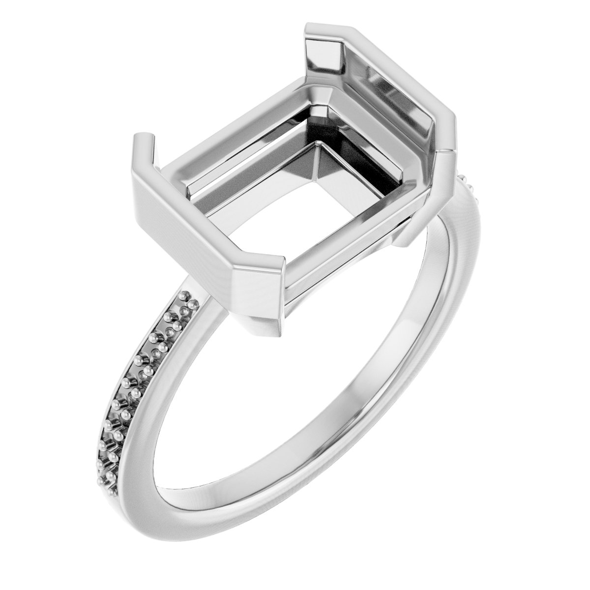 Half-Bezel Ring
