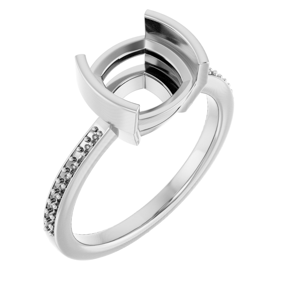 Half-Bezel Ring