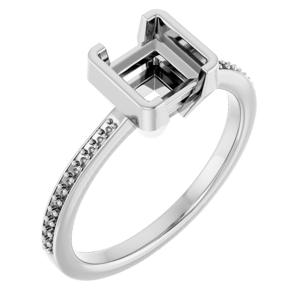 Half-Bezel Ring