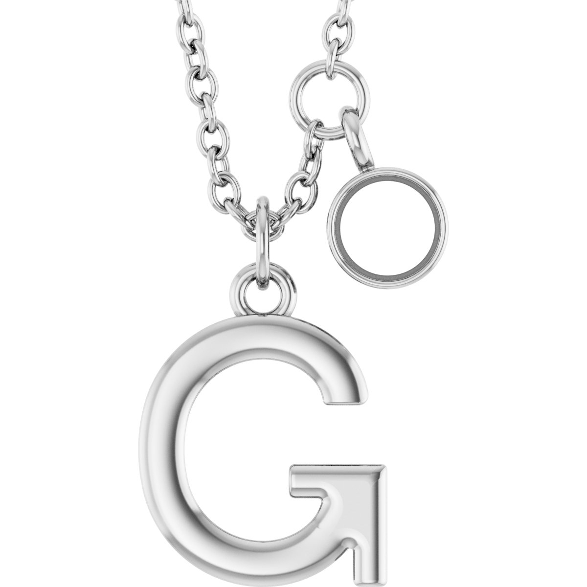 Accented Initial Necklace