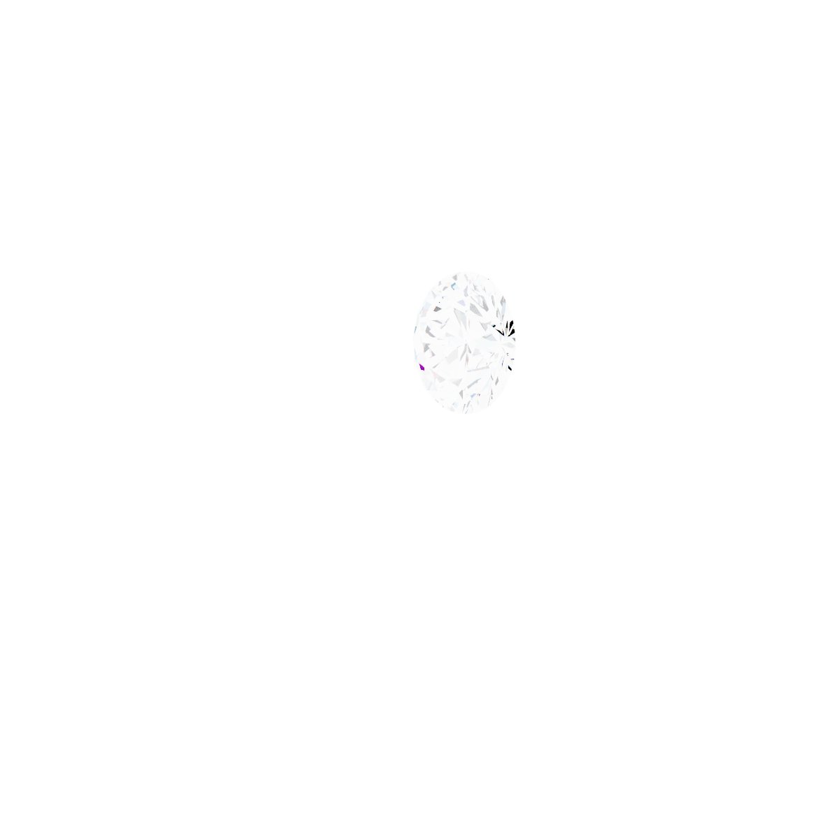 Initial Q 1/10 CT Lab-Grown Diamond 16-18" Necklace view 3