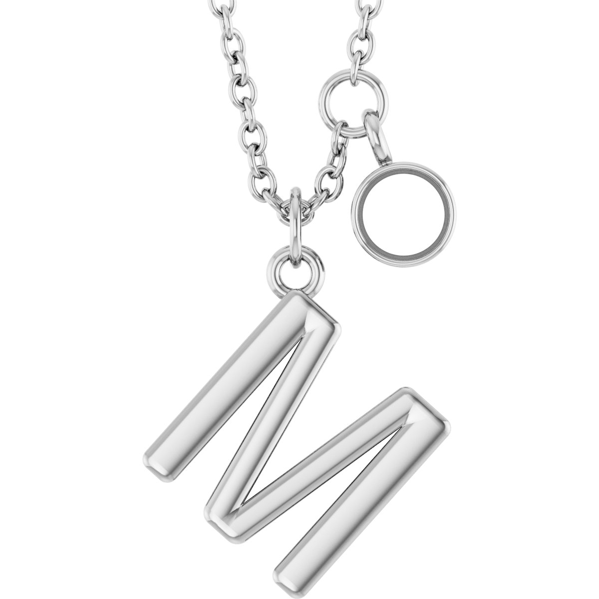 Accented Initial Necklace