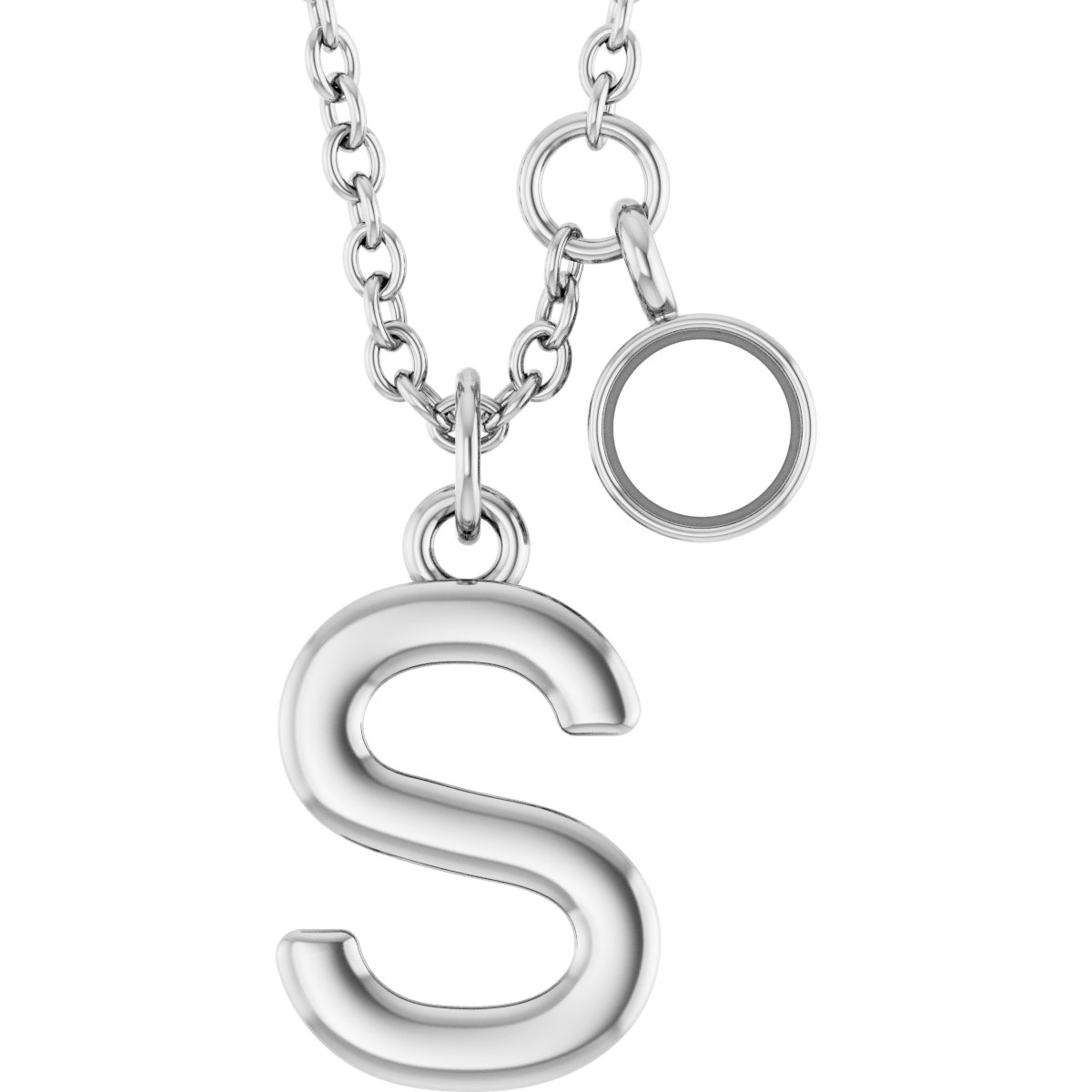 Accented Initial Necklace