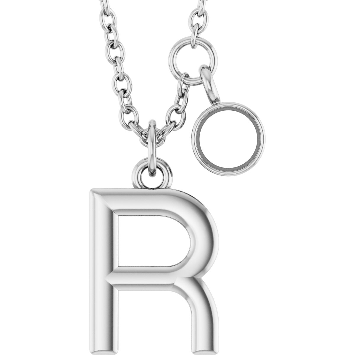 Accented Initial Necklace