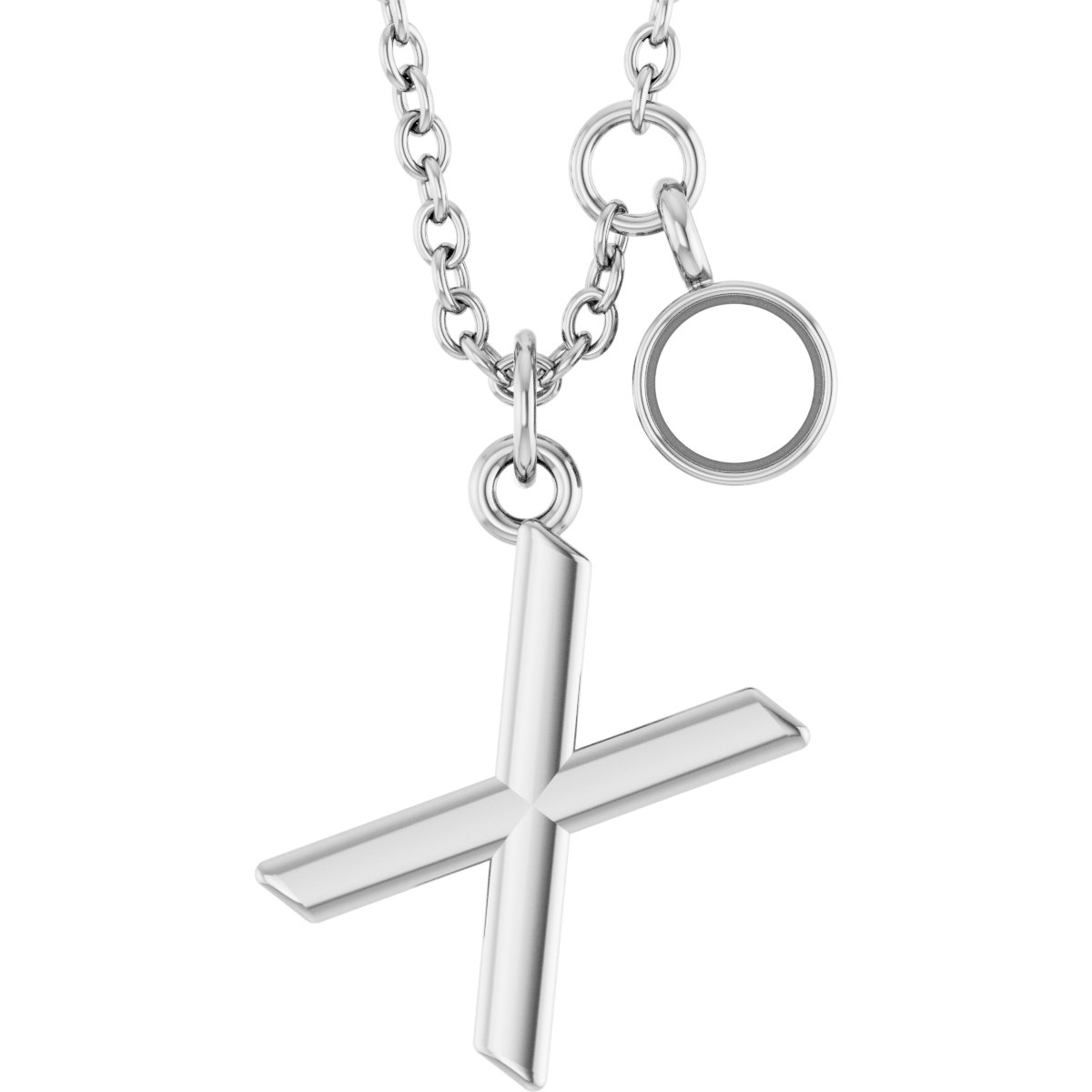 Accented Initial Necklace