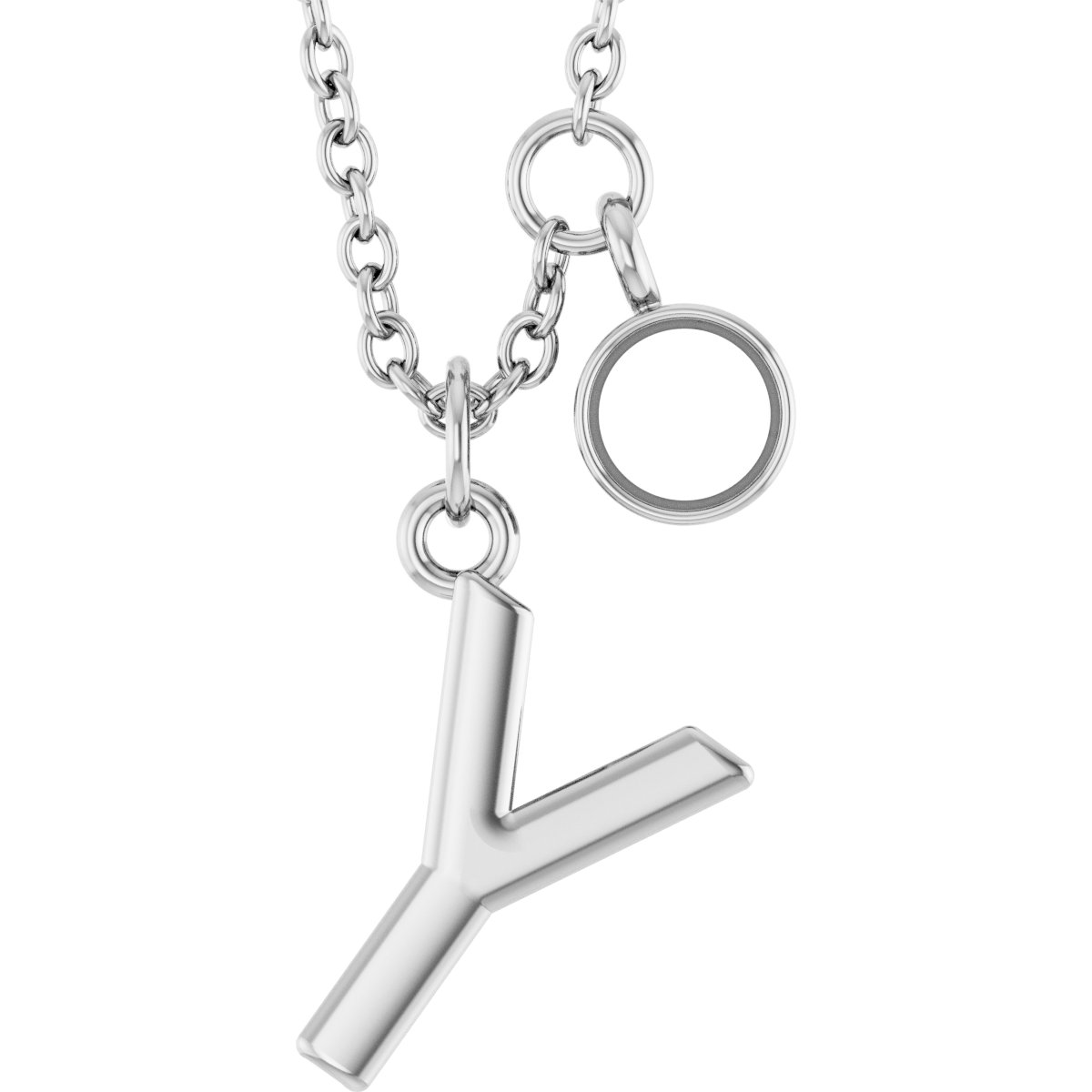 Accented Initial Necklace