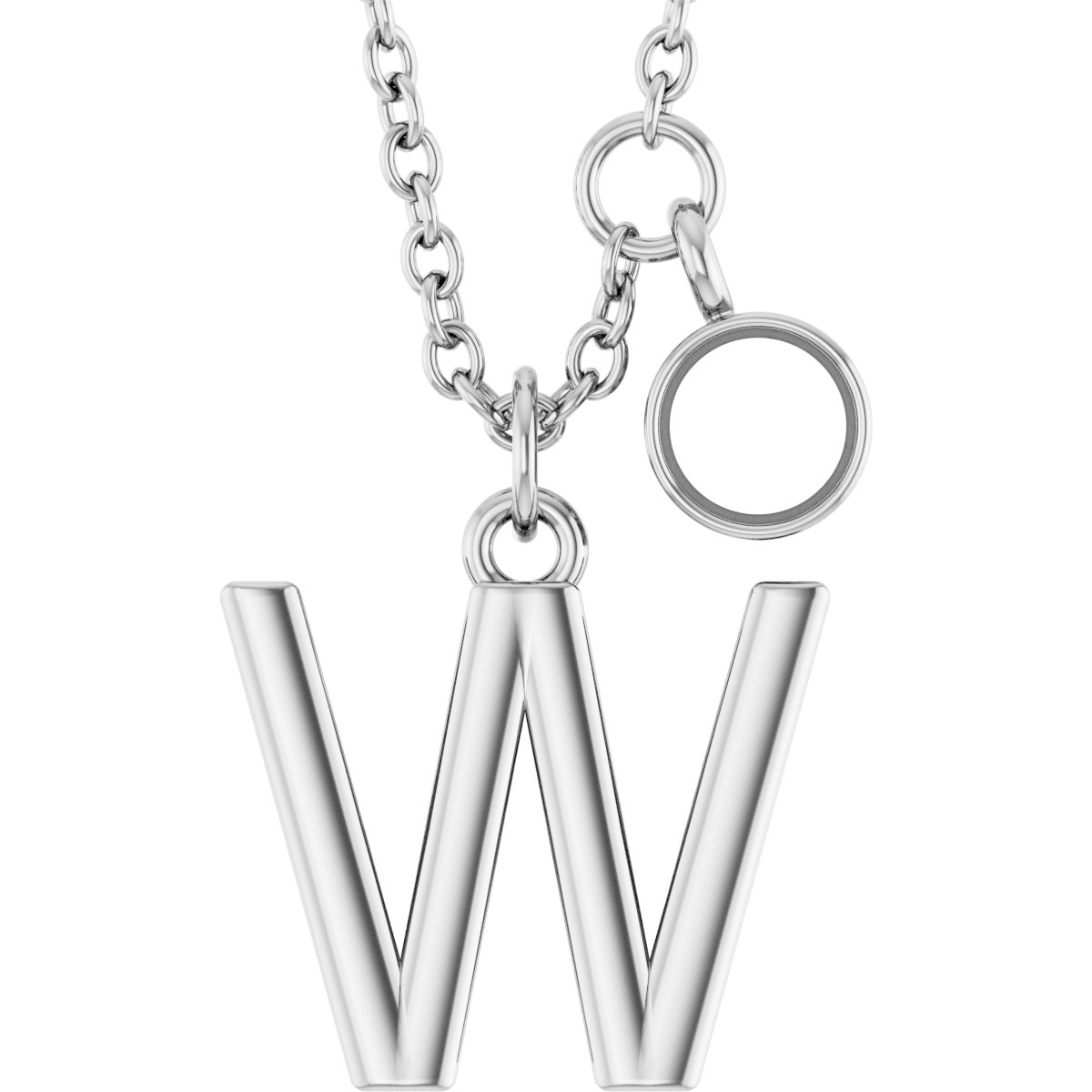 Accented Initial Necklace