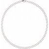 6.25mm Sterling Silver Ring Chain with Lobster Clasp 20 inch Ref 304278