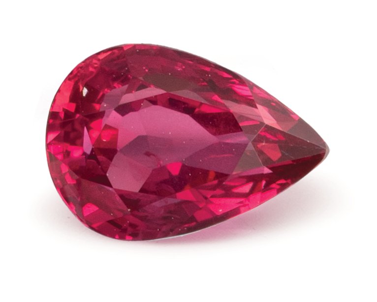PEAR 1.02ct Natural Ruby