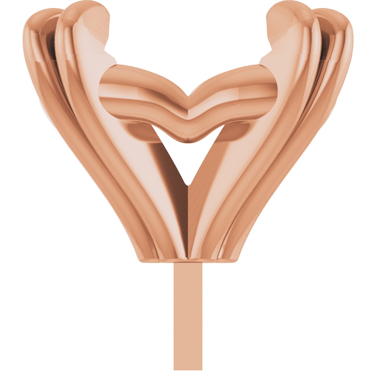Elongated Cushion 4-Prong Double Claw Peg Setting