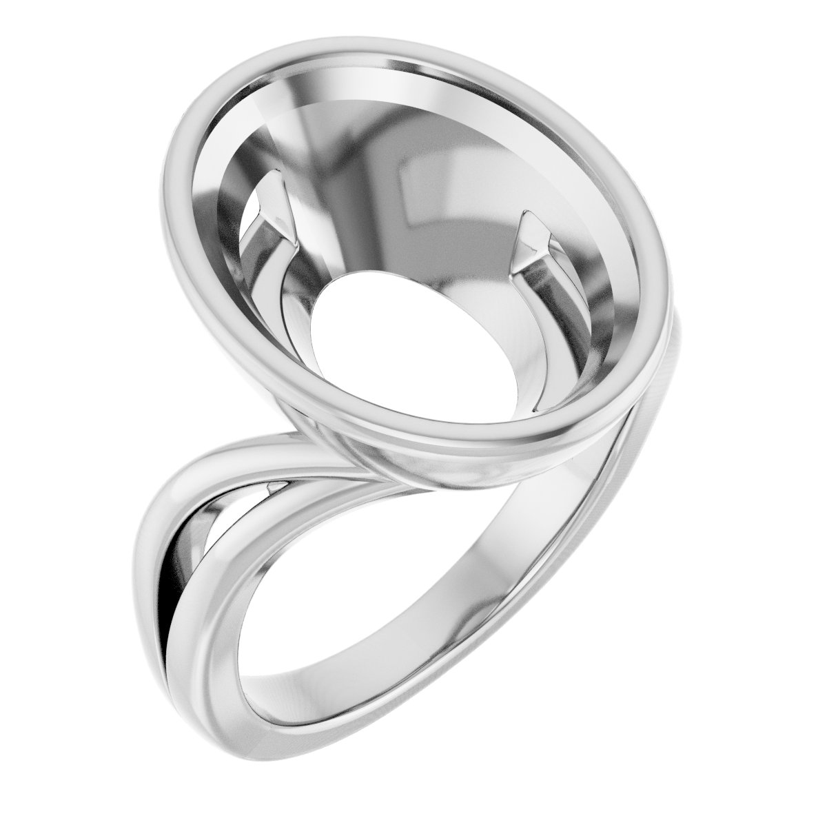 Bezel-Set Engagement Ring