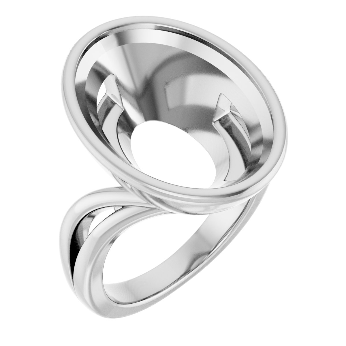 Bezel-Set Engagement Ring