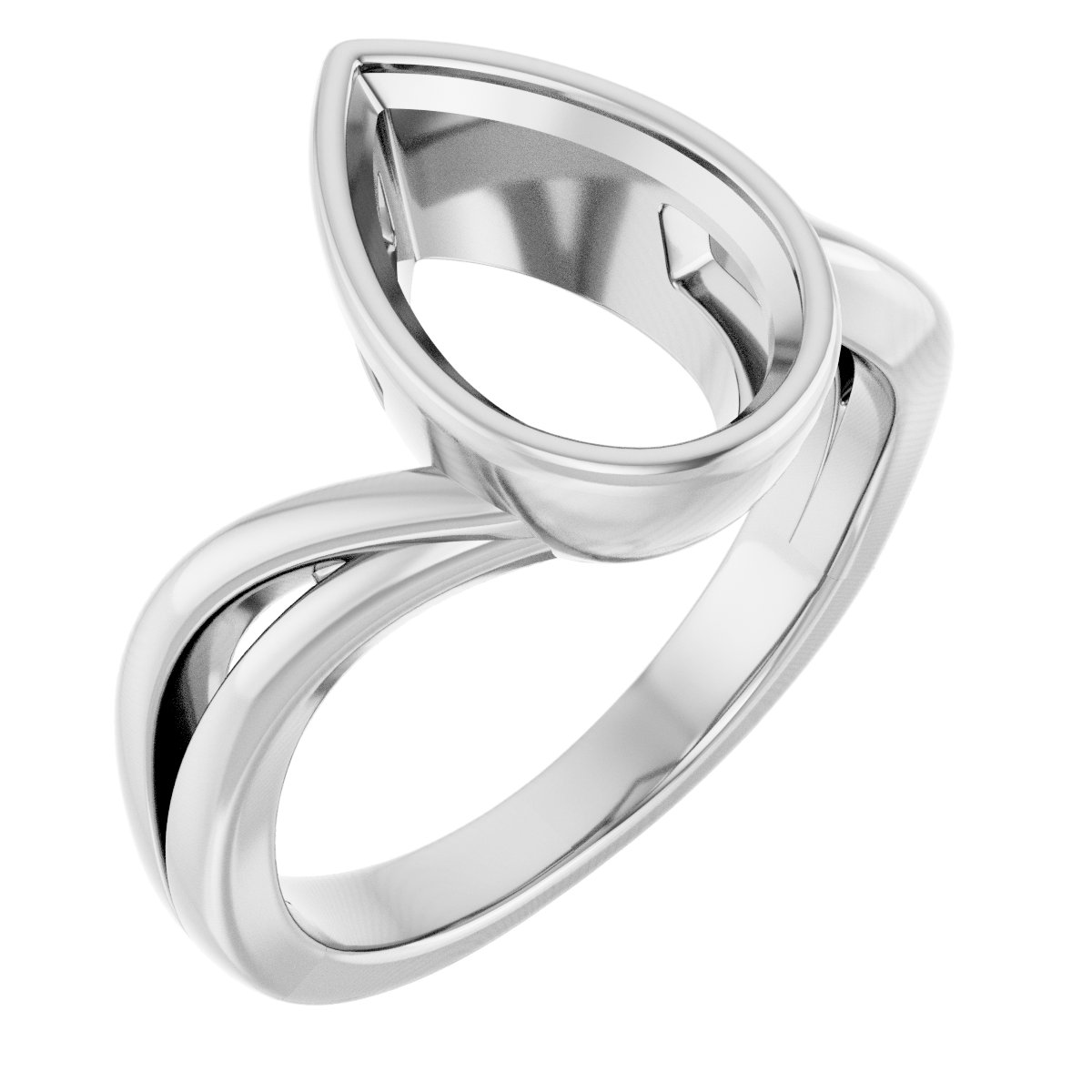 Bezel-Set Engagement Ring