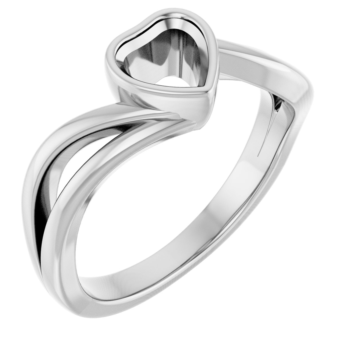 Bezel-Set Engagement Ring