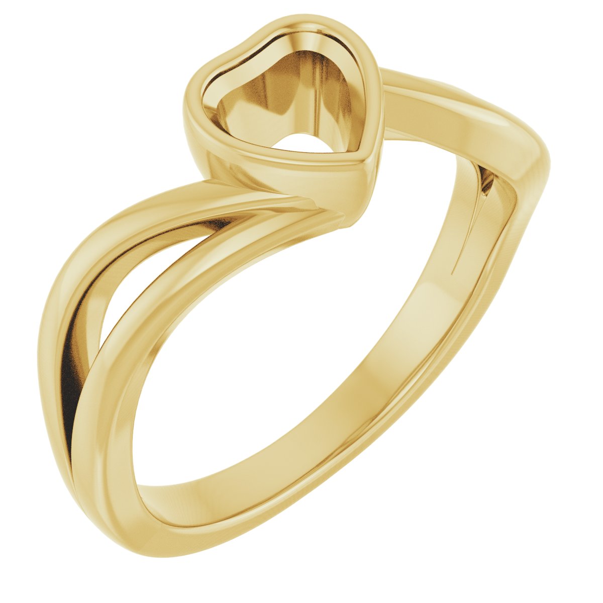 Bezel-Set Engagement Ring
