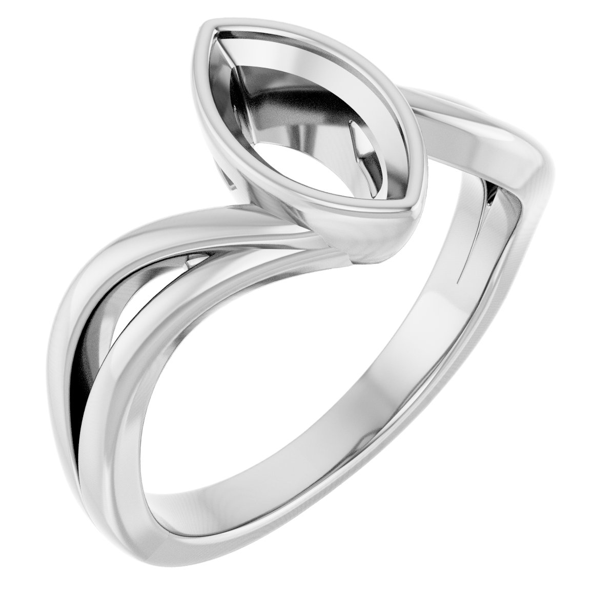 Bezel-Set Engagement Ring