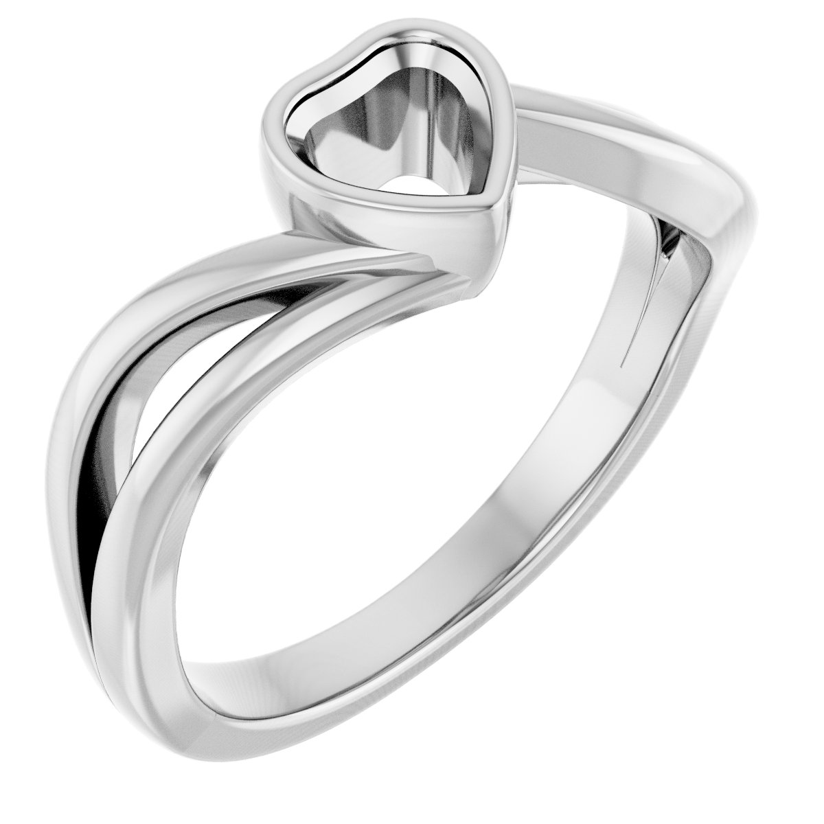 Bezel-Set Engagement Ring