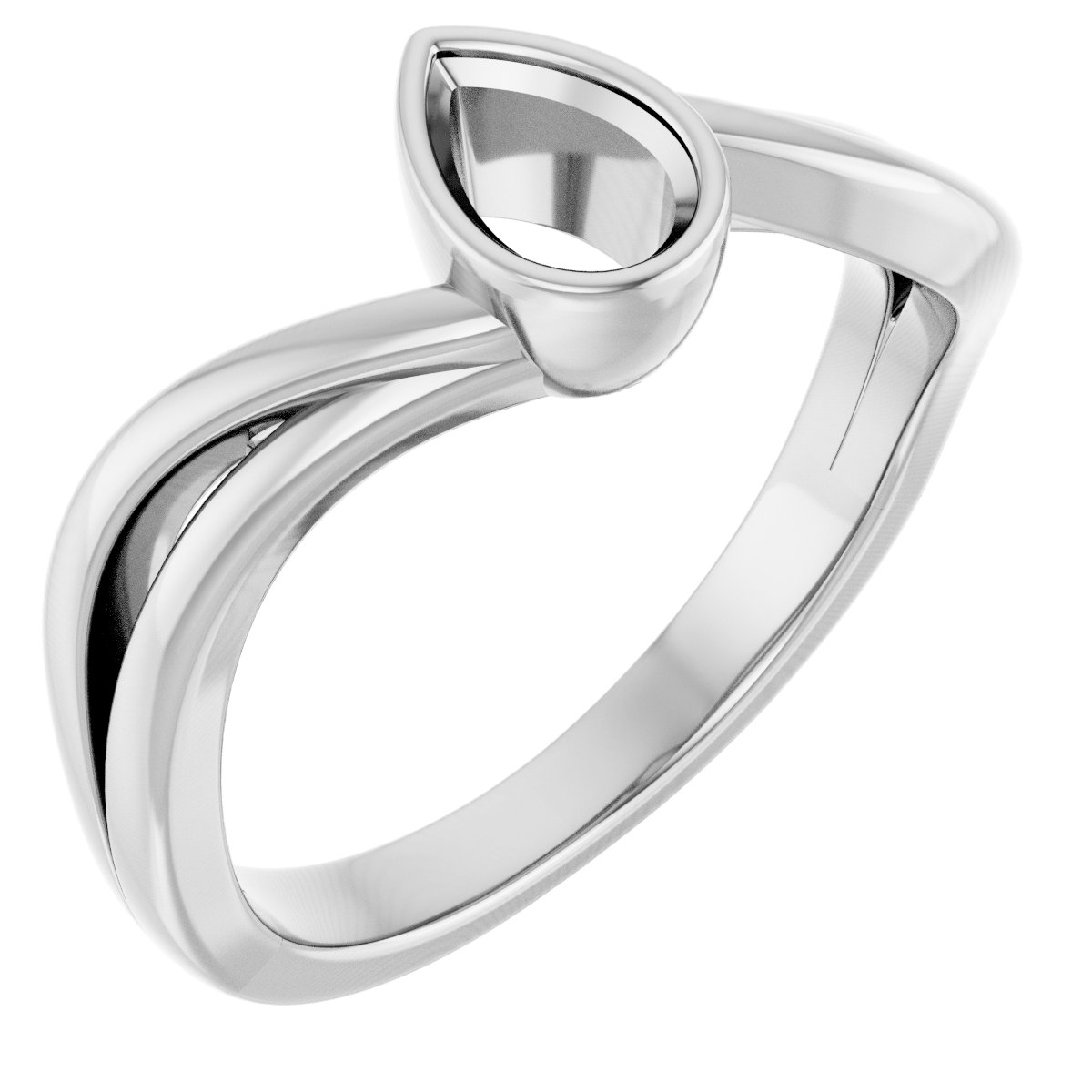 Bezel-Set Engagement Ring