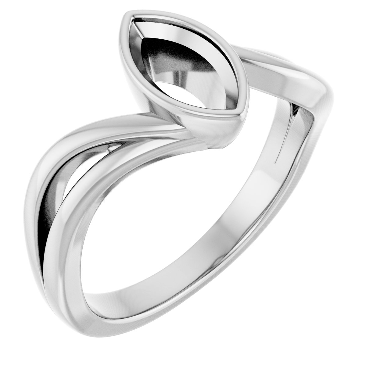 Bezel-Set Engagement Ring