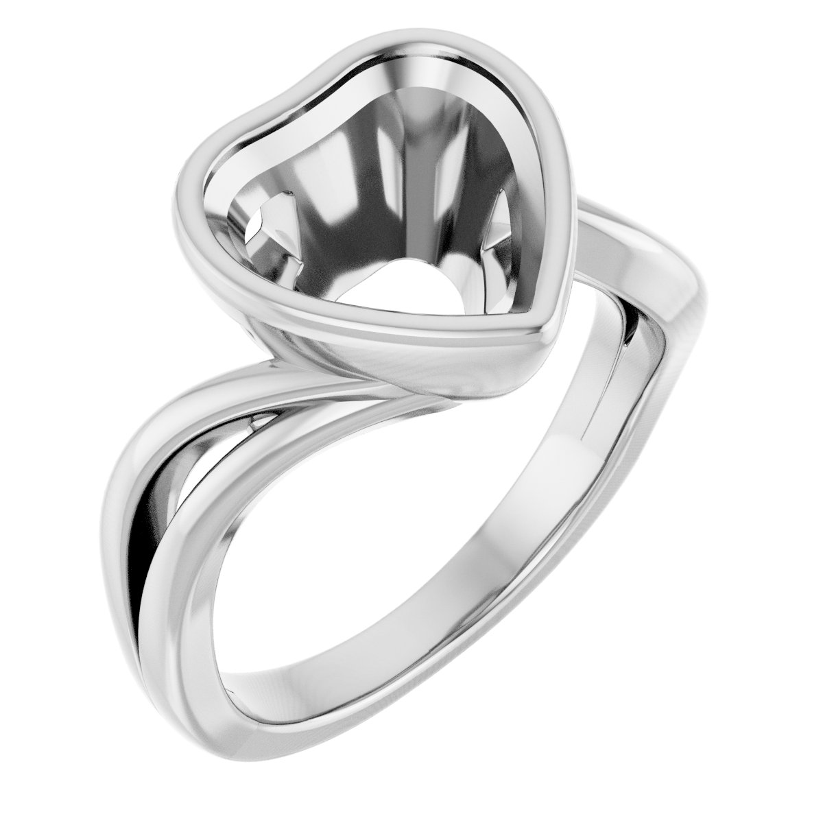 Bezel-Set Engagement Ring