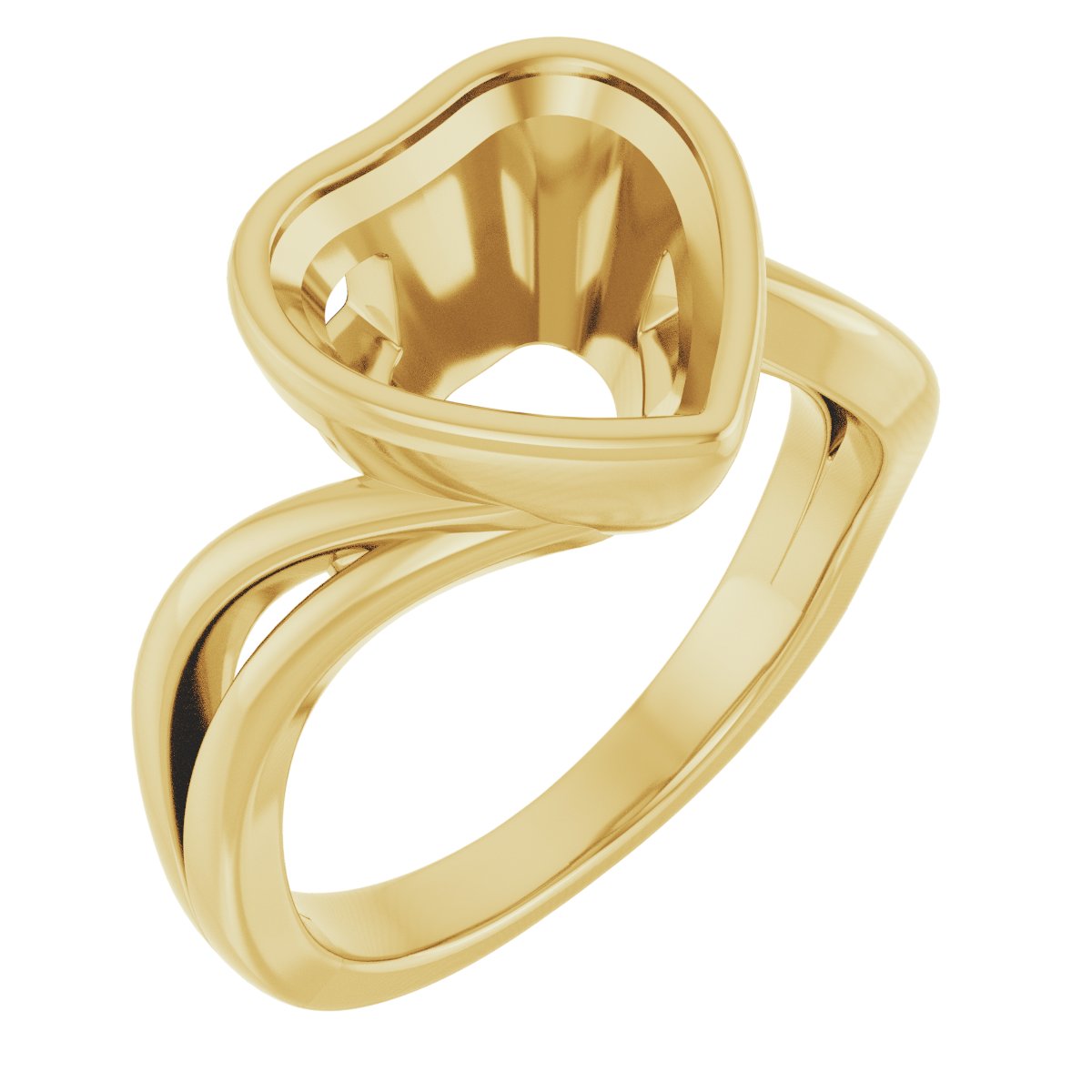 Bezel-Set Engagement Ring