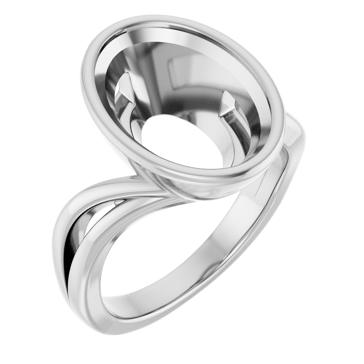 Bezel-Set Engagement Ring