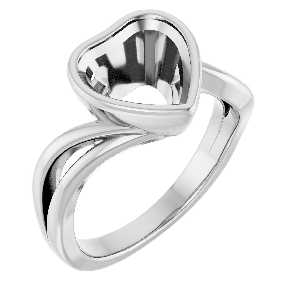 Bezel-Set Engagement Ring