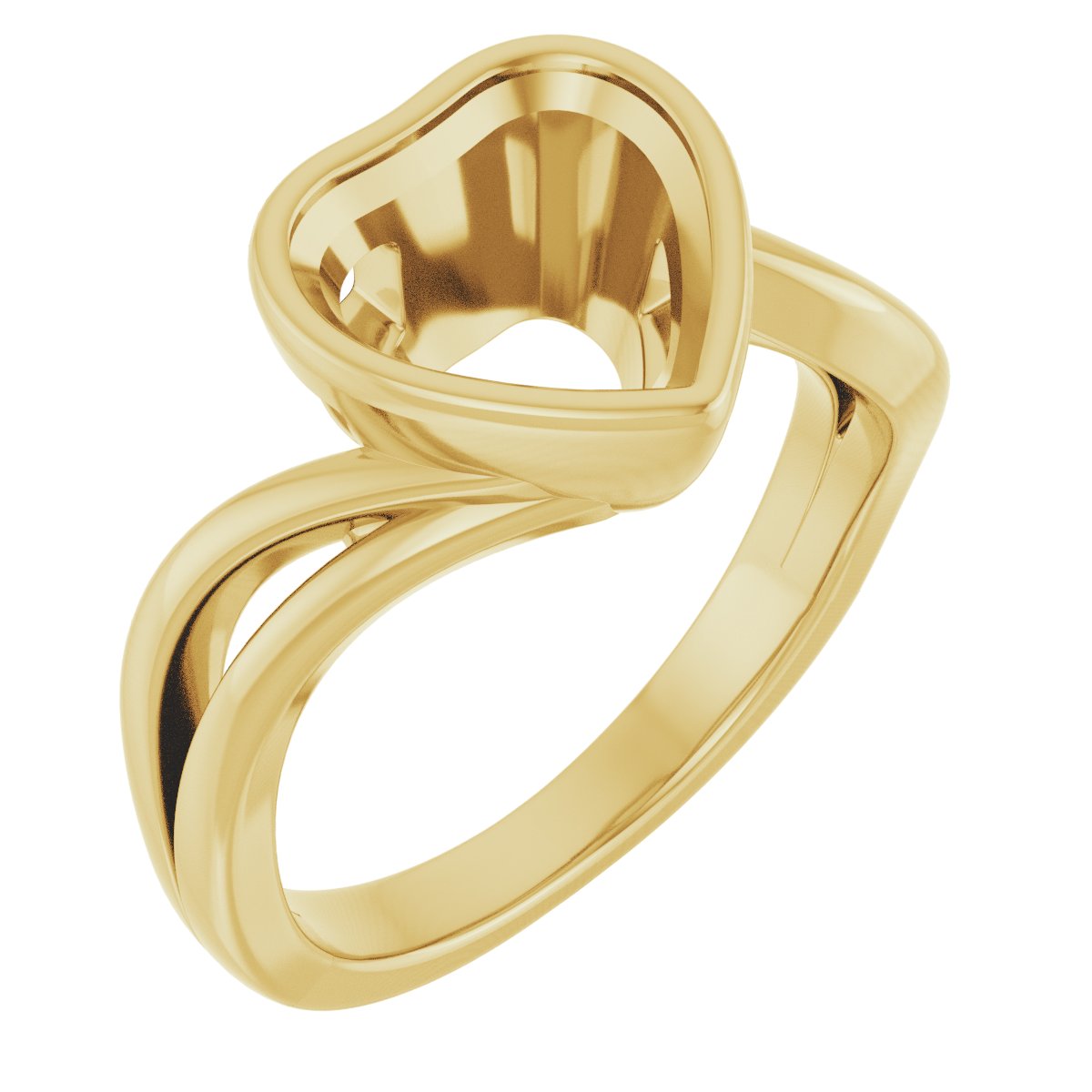 Bezel-Set Engagement Ring