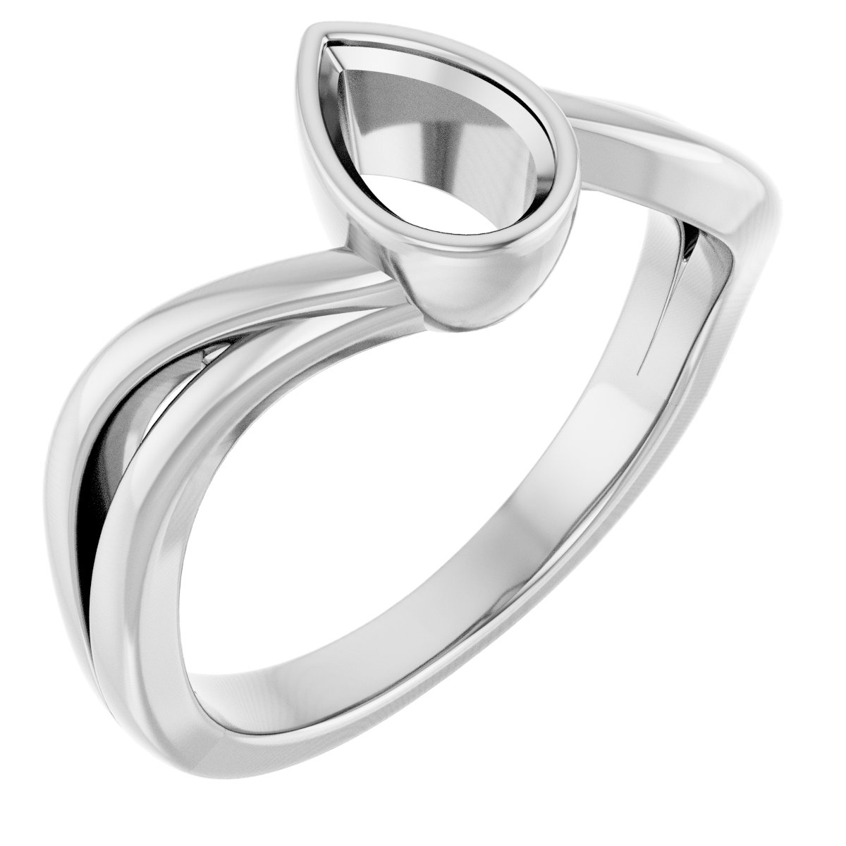 Bezel-Set Engagement Ring