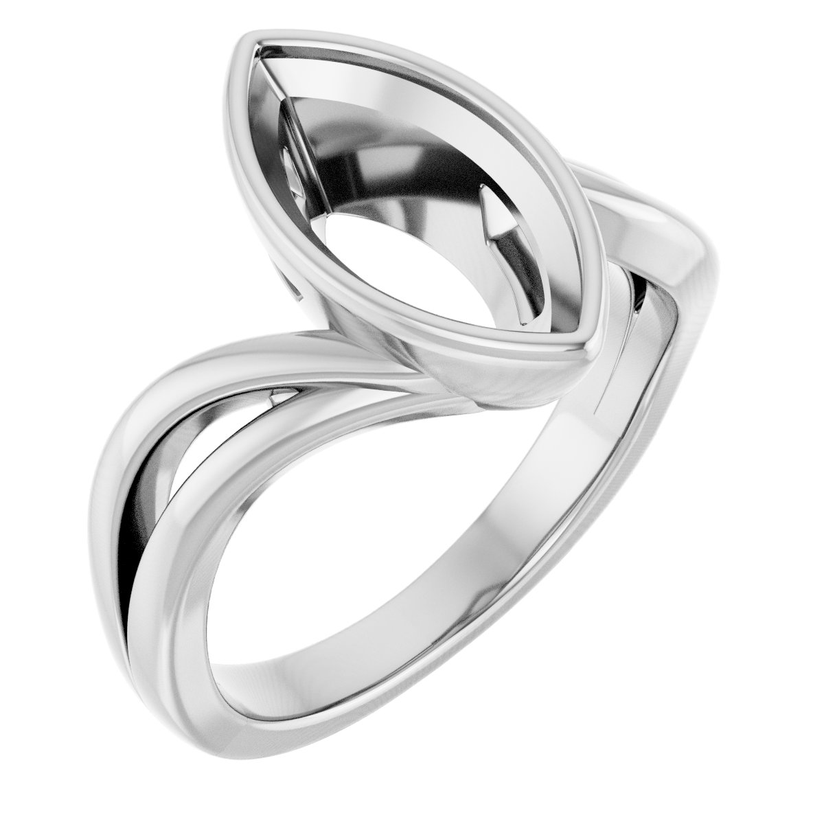 Bezel-Set Engagement Ring
