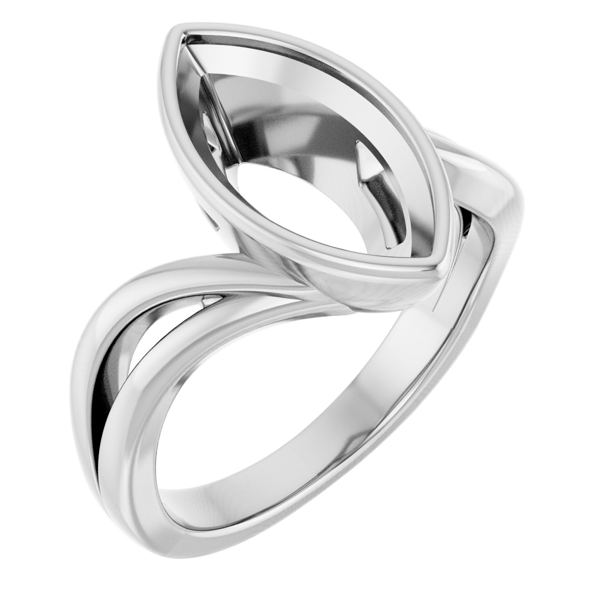 Bezel-Set Engagement Ring