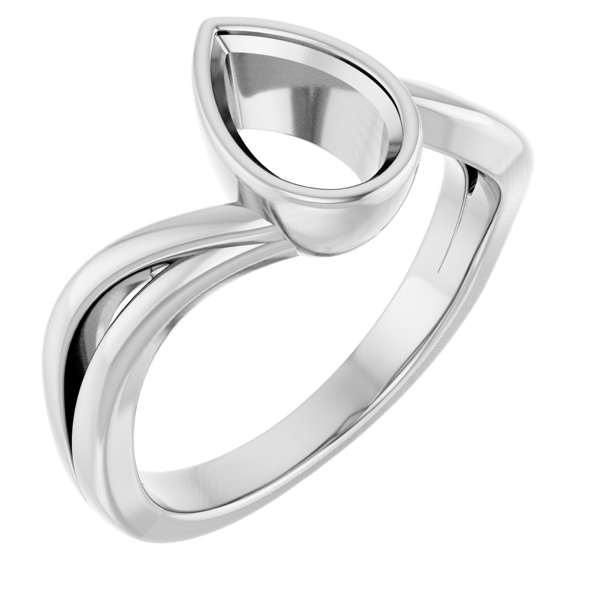 Bezel-Set Engagement Ring