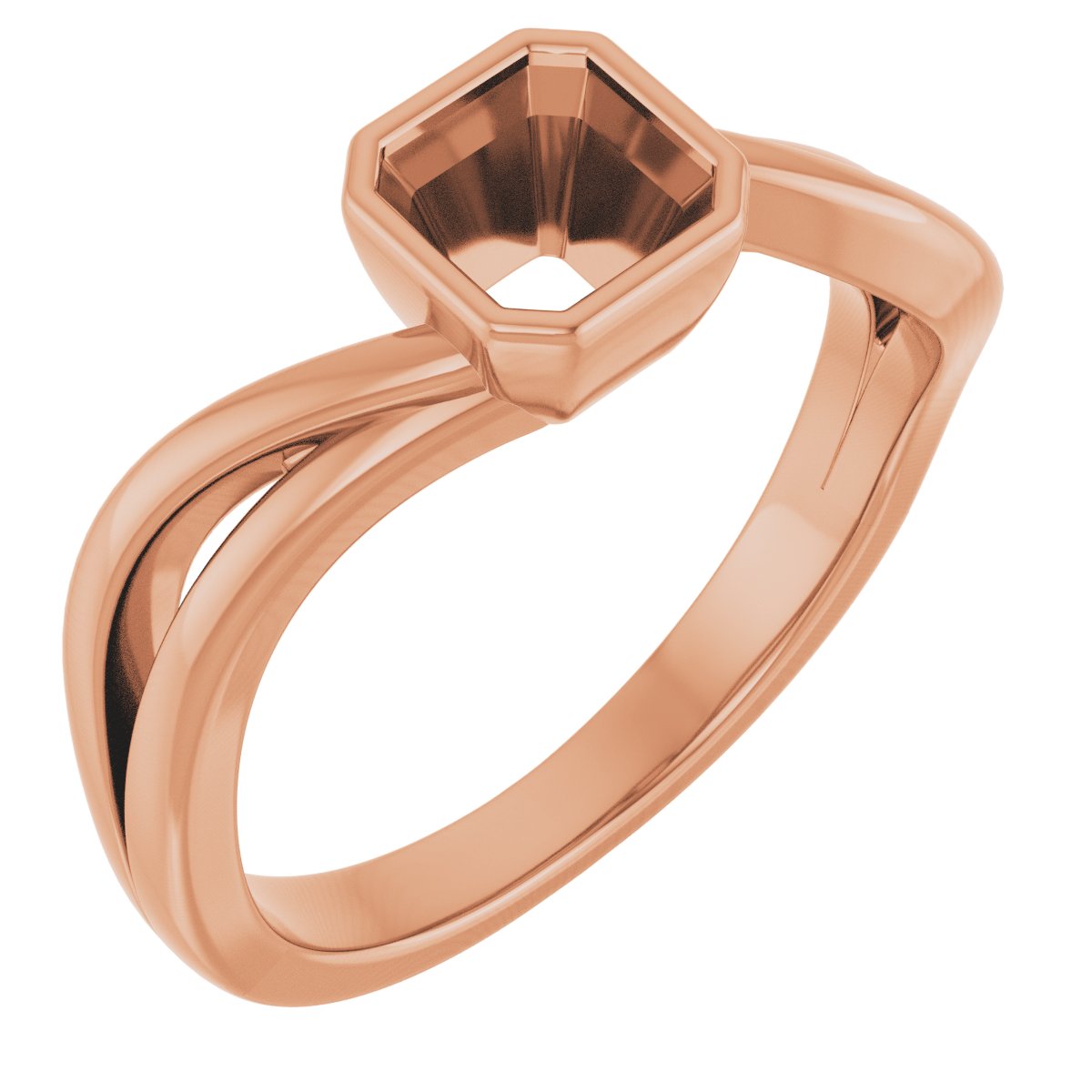 Bezel-Set Engagement Ring