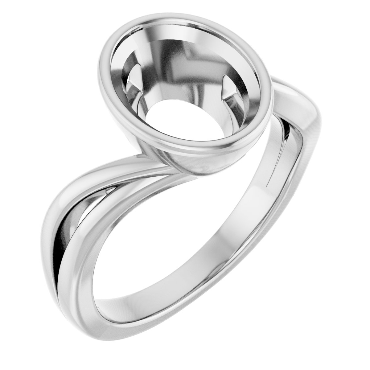 Bezel-Set Engagement Ring