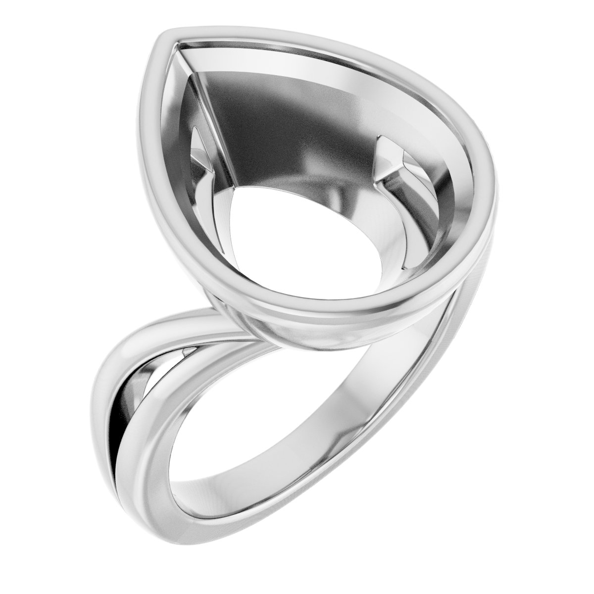 Bezel-Set Engagement Ring