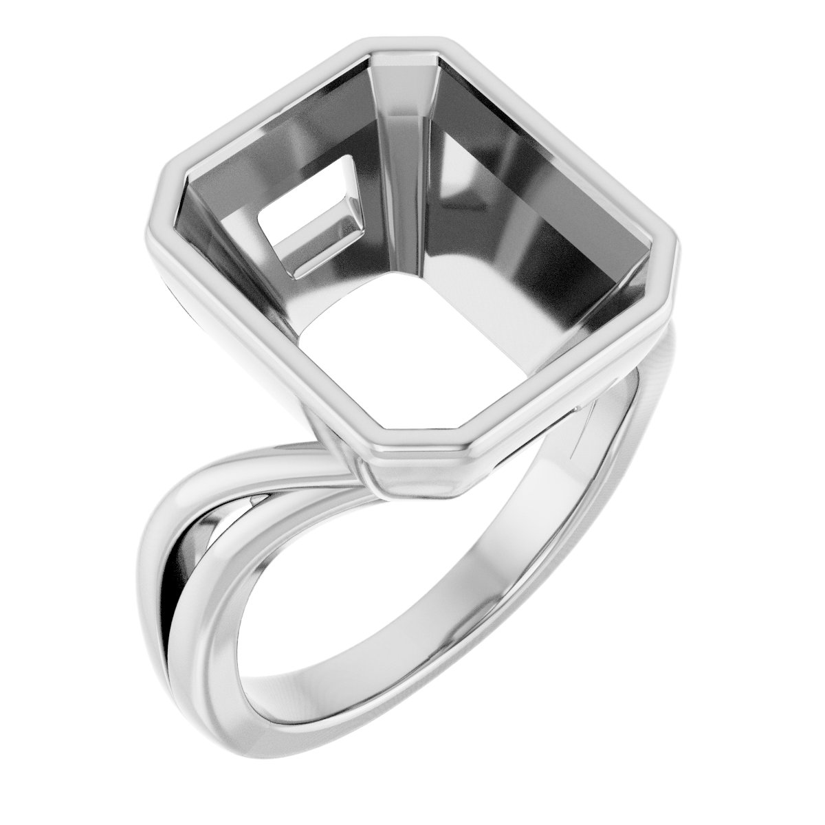Bezel-Set Engagement Ring