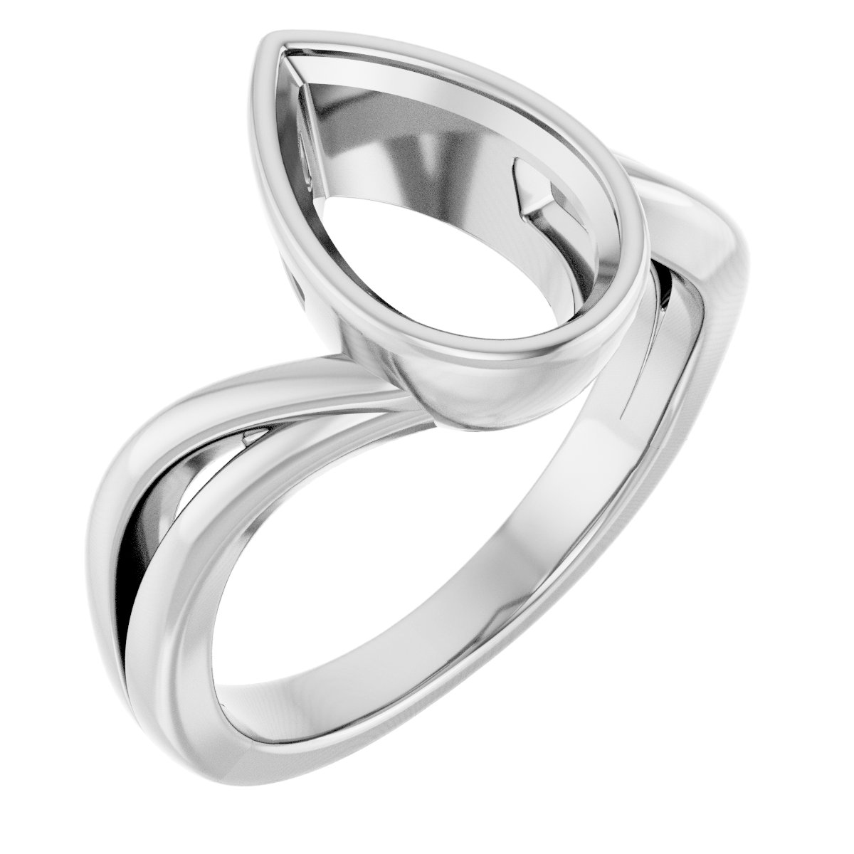 Bezel-Set Engagement Ring